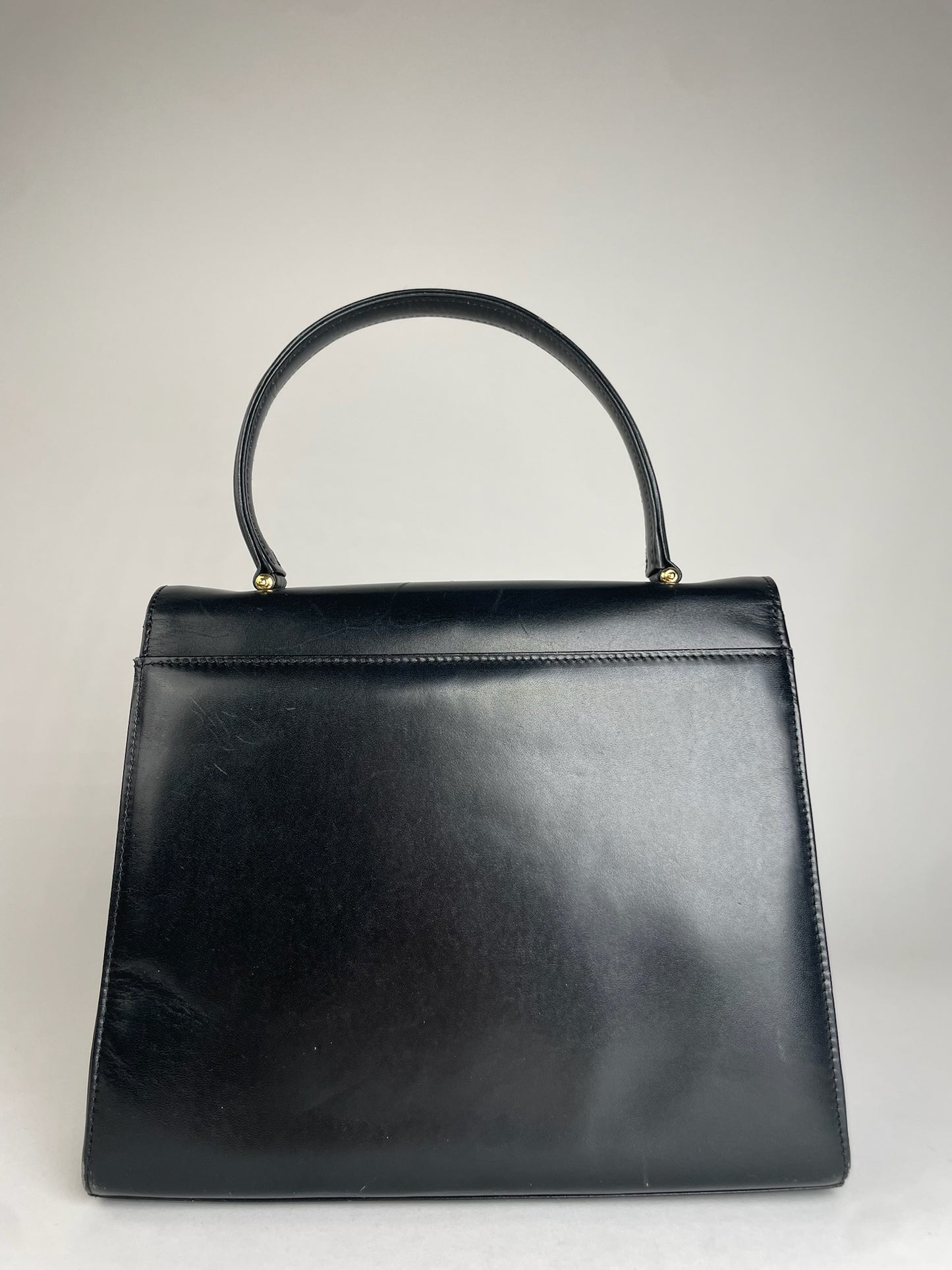 Vintage Givenchy Leather Handbag Black