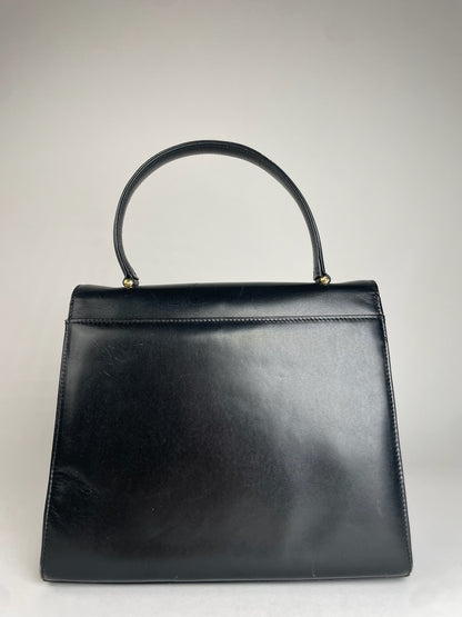Vintage Givenchy Leather Handbag Black
