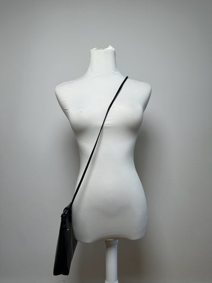 Sac vintage en cuir verni noir Givenchy