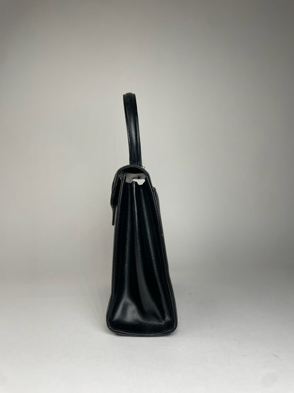 Vintage Givenchy Leather Handbag Black