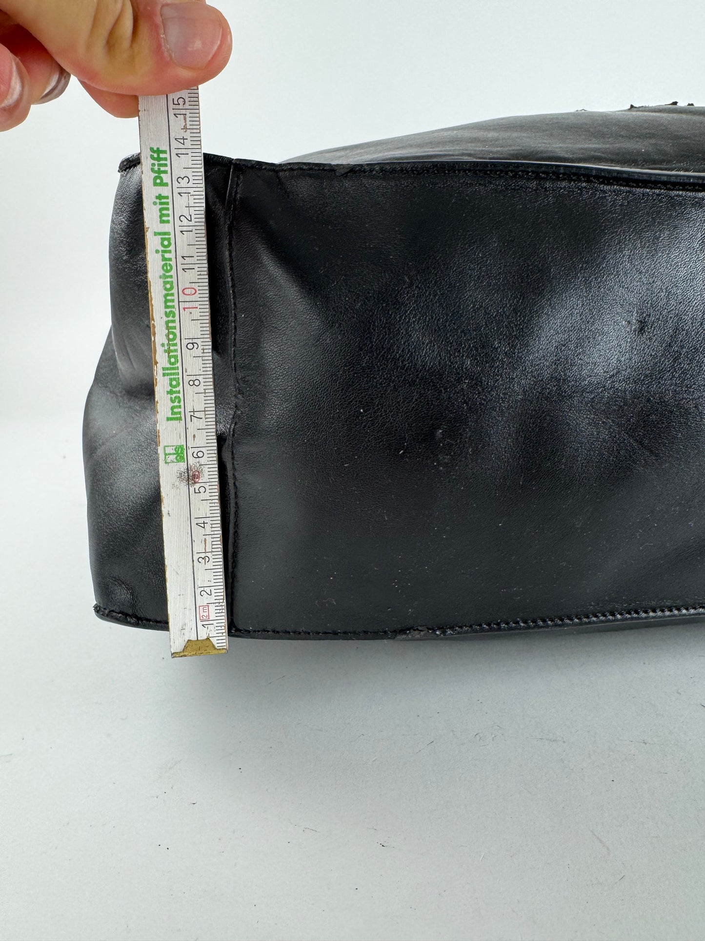 Sac fourre-tout vintage en cuir végétalien avec logo Stella Mc Cartney