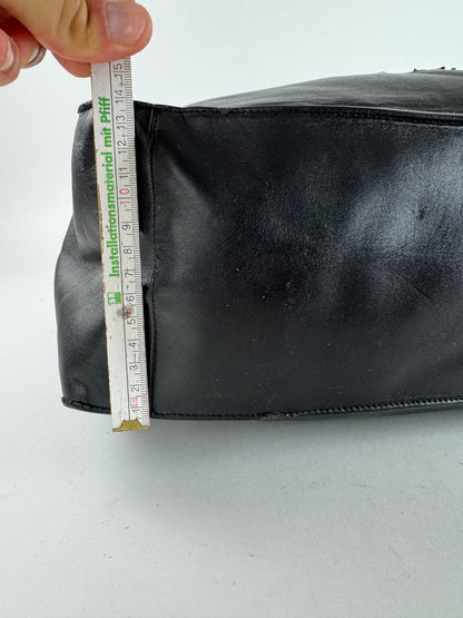 Sac fourre-tout vintage en cuir végétalien avec logo Stella Mc Cartney