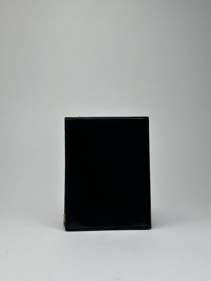 Vintage Celine Paris Foldable Leather wallet black