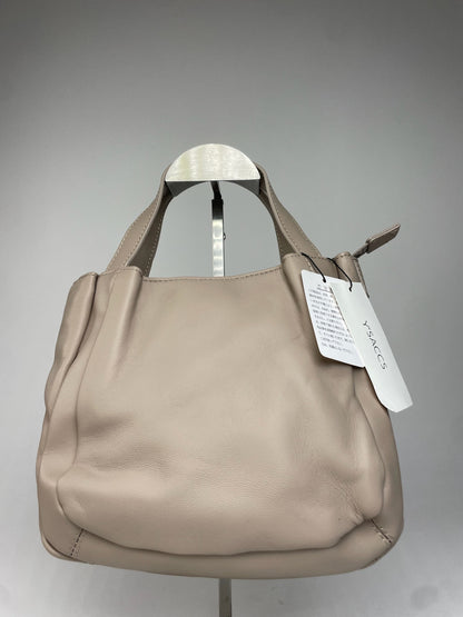 Vintage Yohji Yamamoto Y-Saccs Leather Handbag Beige New With Tag