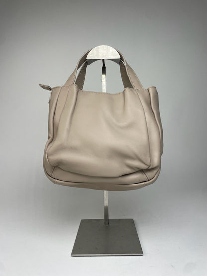 Vintage Yohji Yamamoto Y-Saccs Leather Handbag Beige New With Tag