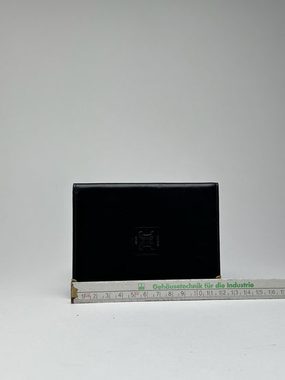Vintage Celine Paris Foldable Leather wallet black