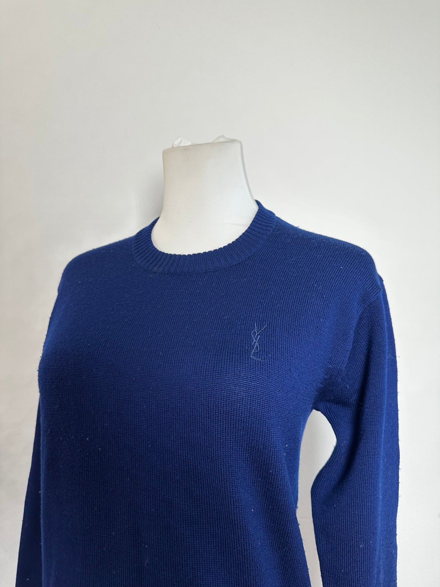 Vintage Yves Saint Laurent Wool Crewneck Sweater M