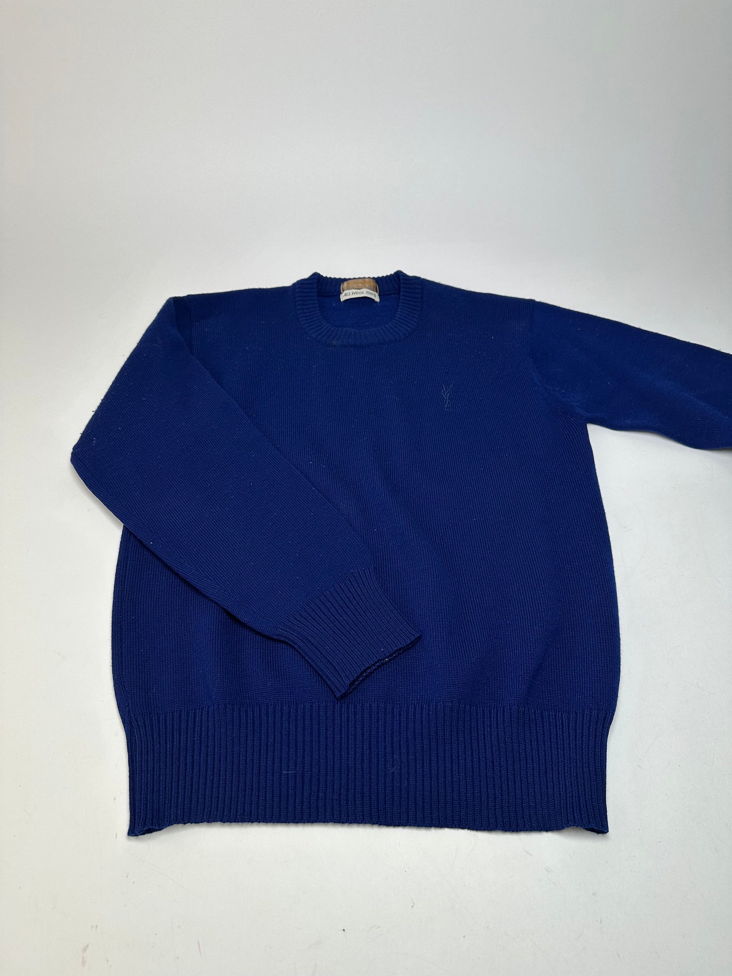 Vintage Yves Saint Laurent Wool Crewneck Sweater M