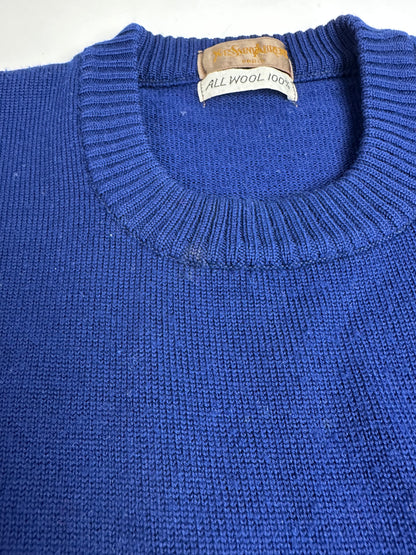 Vintage Yves Saint Laurent Wool Crewneck Sweater M