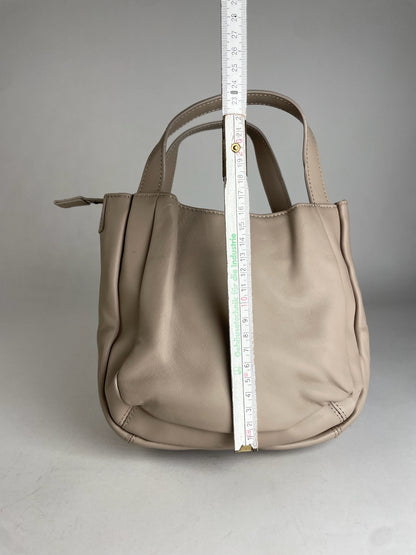 Vintage Yohji Yamamoto Y-Saccs Leather Handbag Beige New With Tag