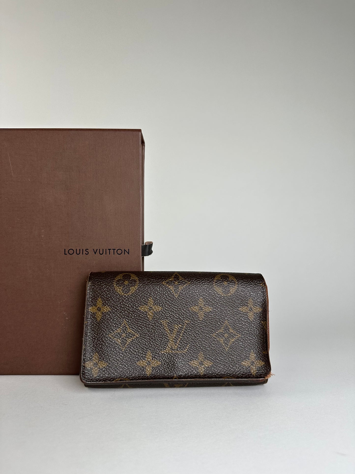 Vintage Louis Vuitton Monogram Wallet Brown