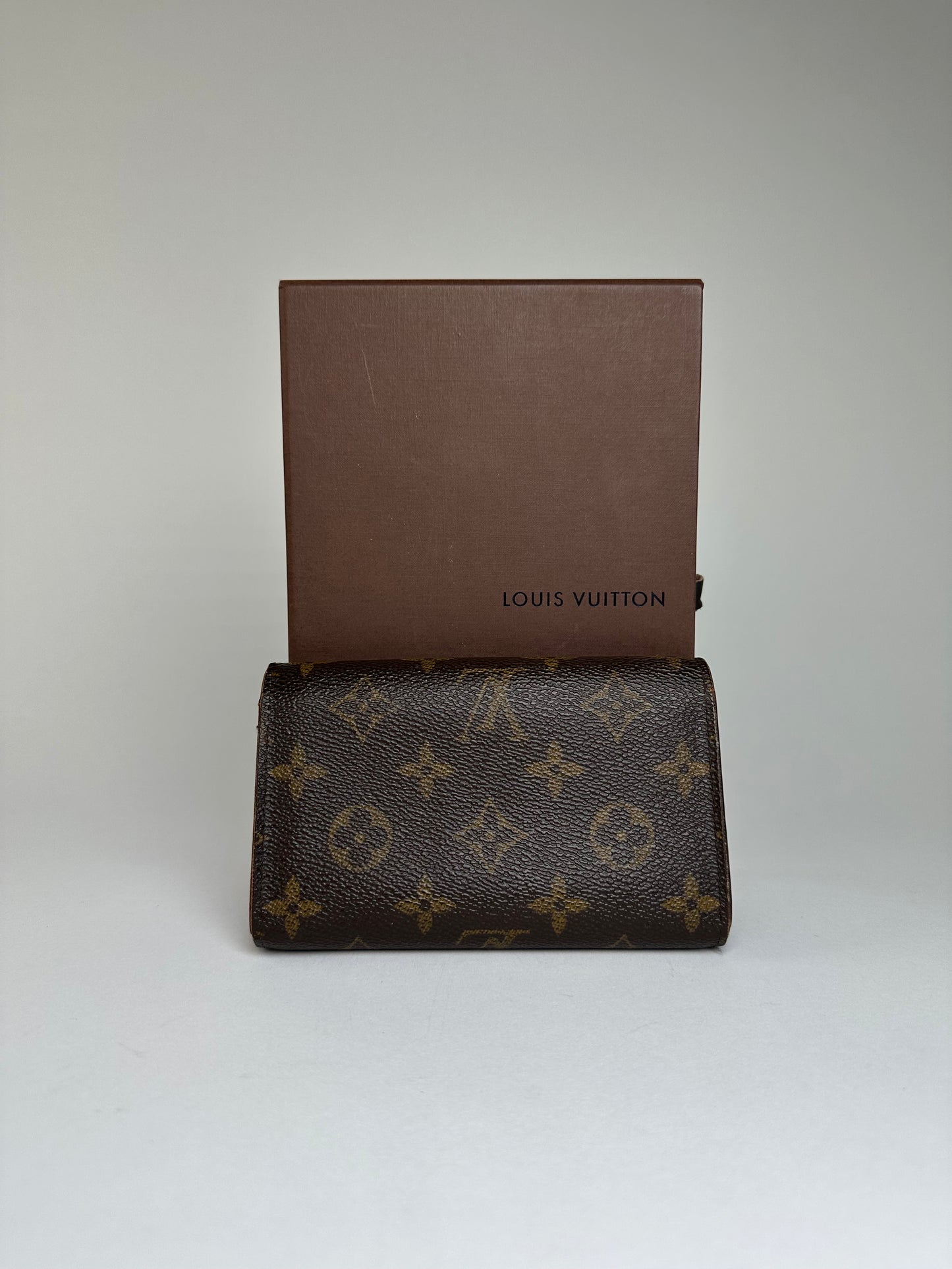 Vintage Louis Vuitton Monogram Wallet Brown