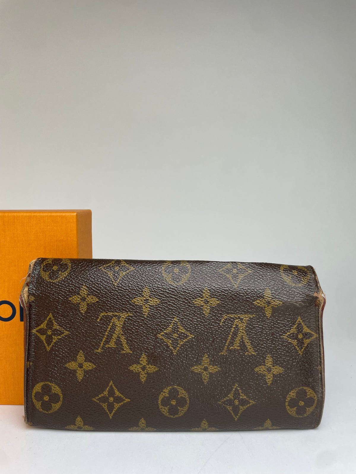 Vintage Louis Vuitton Monogram Canvas Bifold Wallet 2000 Brown