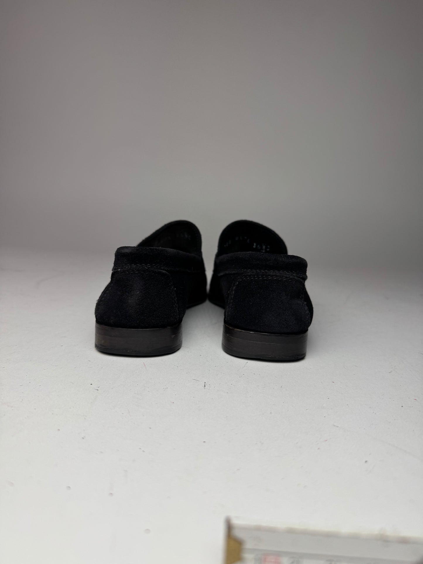 Vintage Gucci Horsebit Suede Loafer Black EU36,5