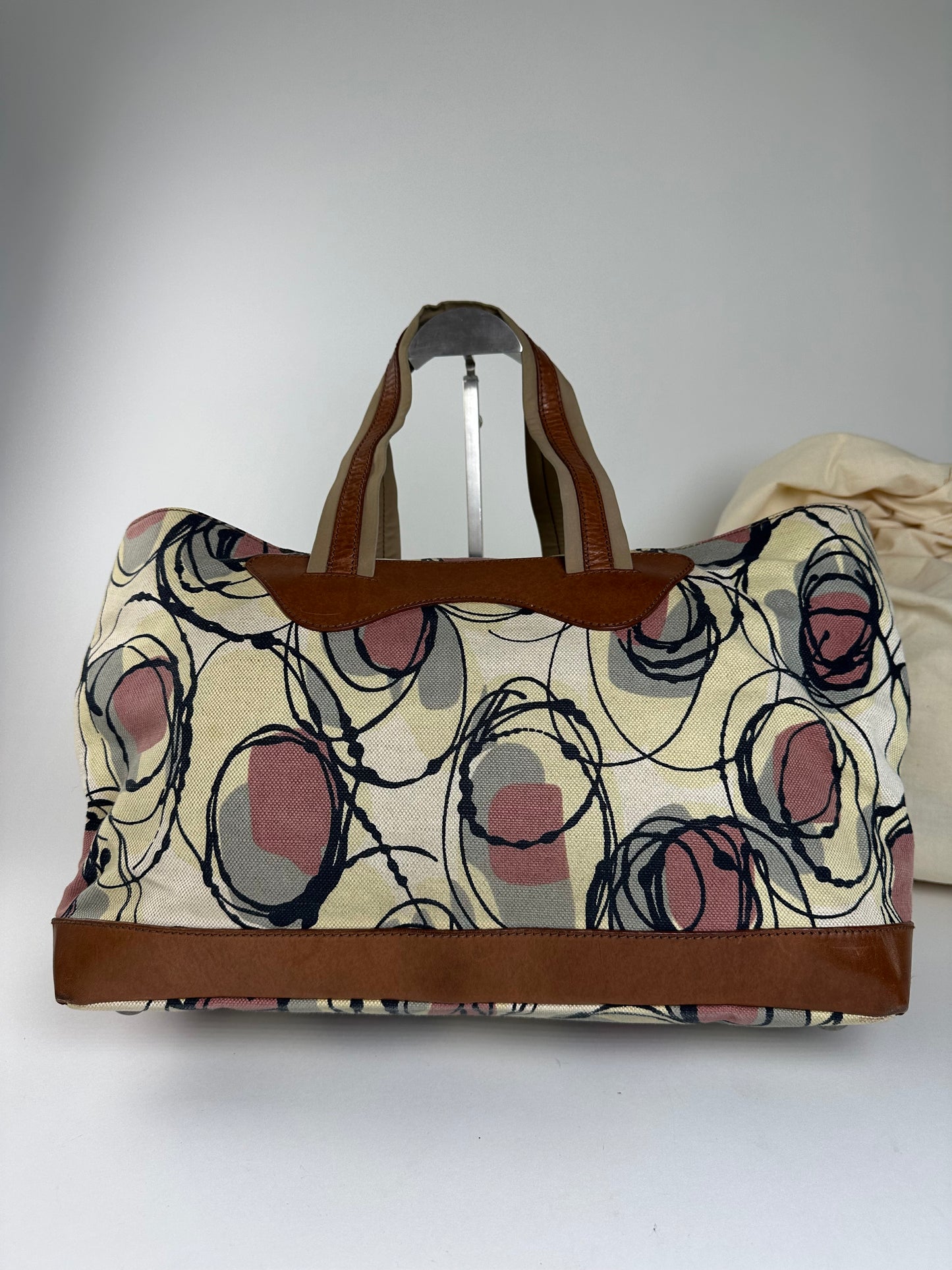 Vintage Marni Canvas Tote Bag Cream