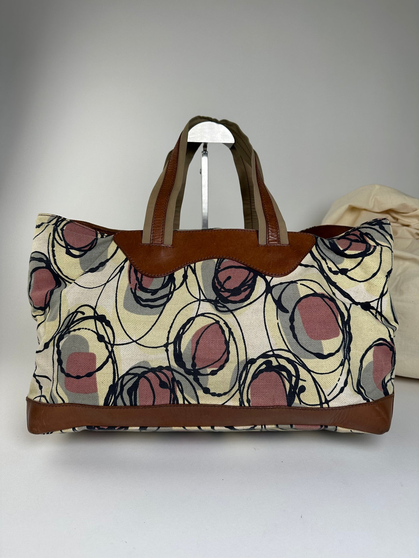 Vintage Marni Canvas Tote Bag Cream
