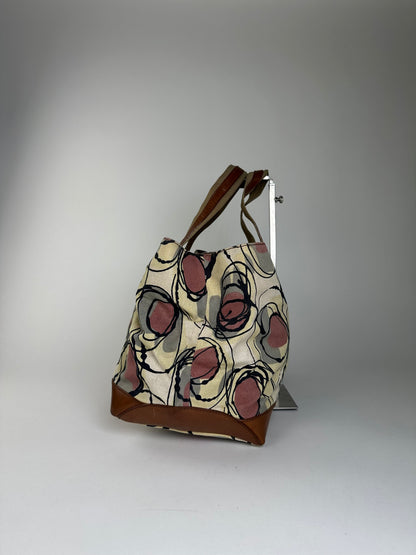 Vintage Marni Canvas Tote Bag Cream