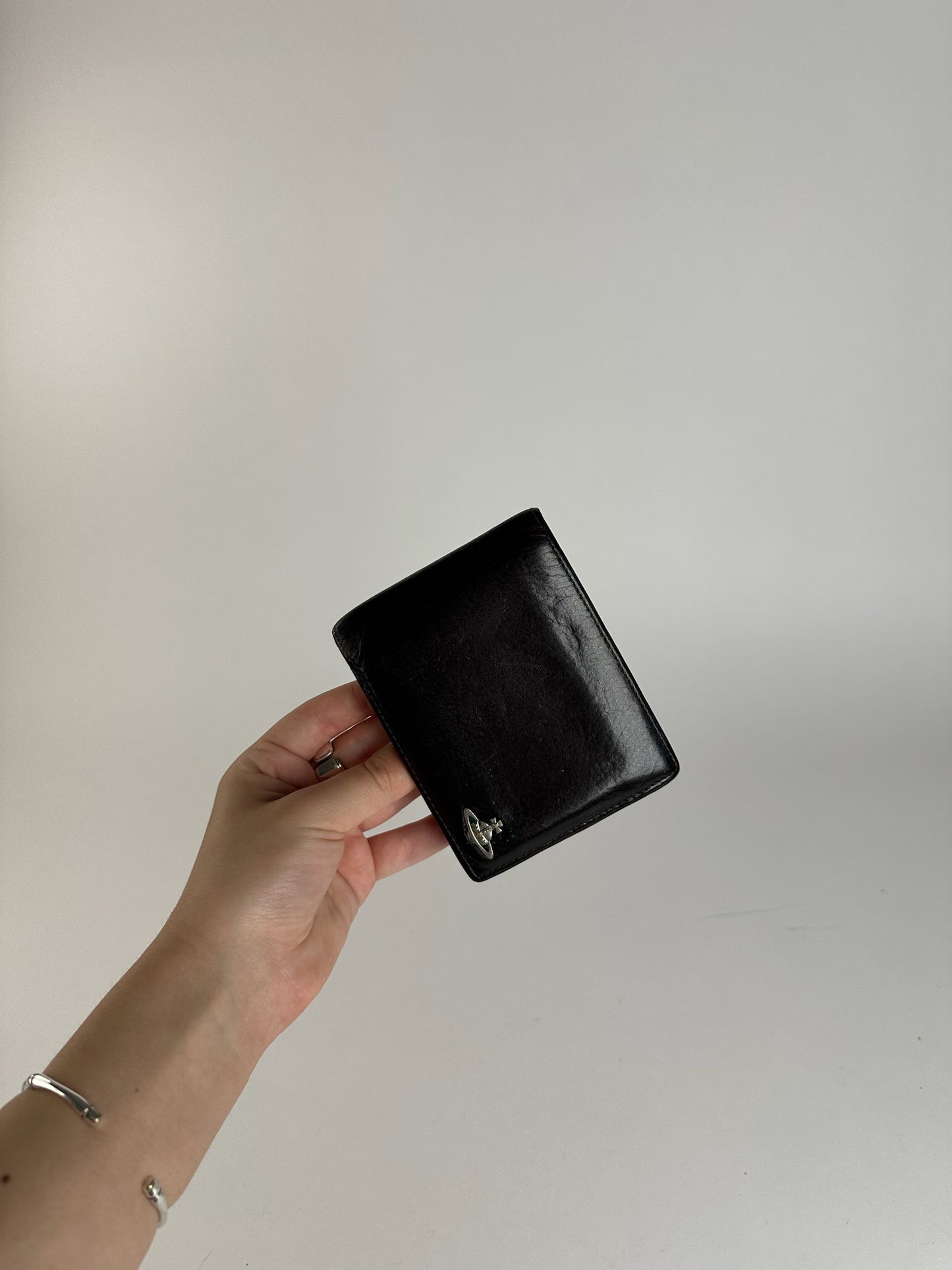 Vintage Vivienne Westwood orb leather wallet