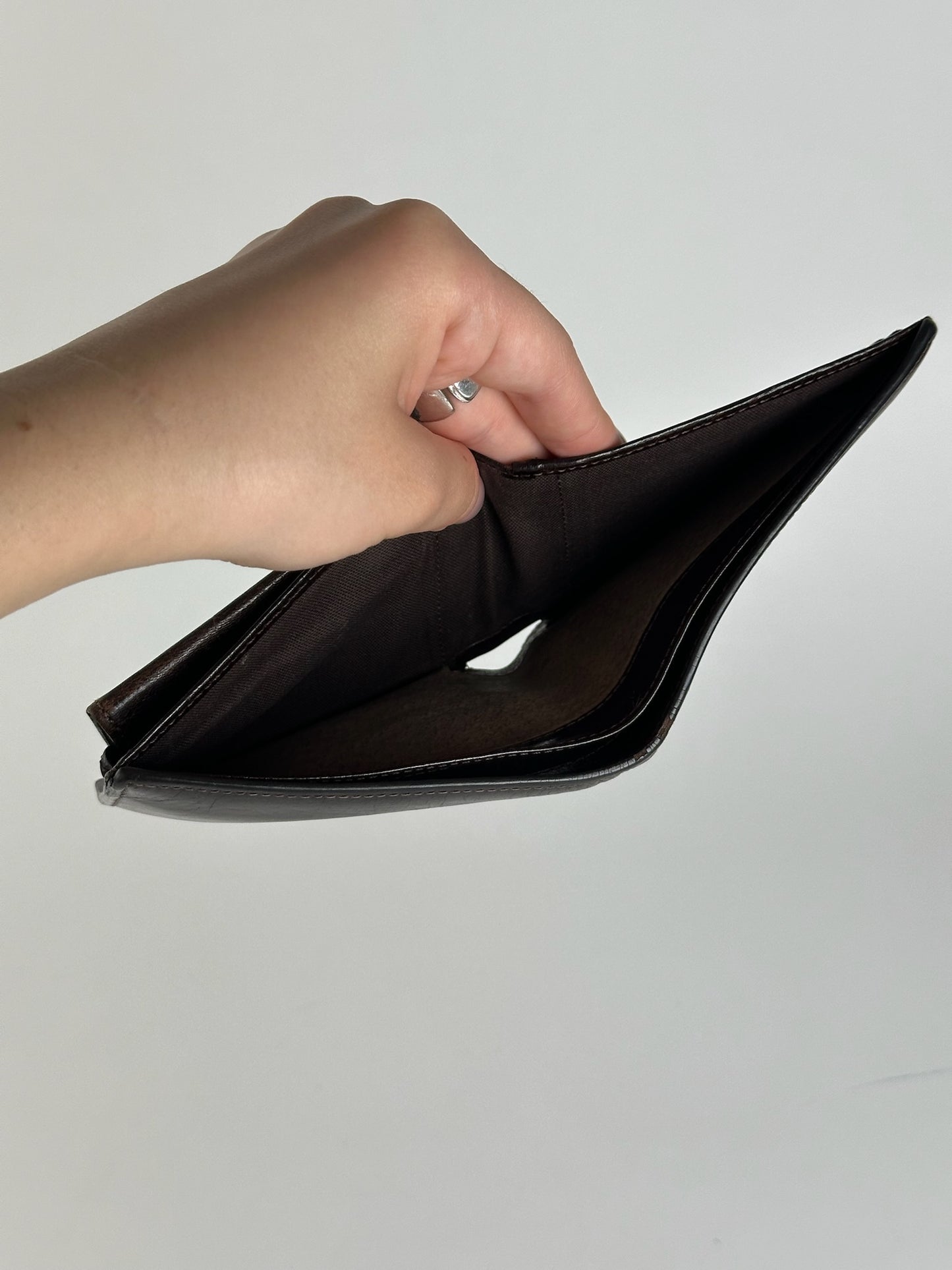 Vintage Vivienne Westwood orb leather wallet