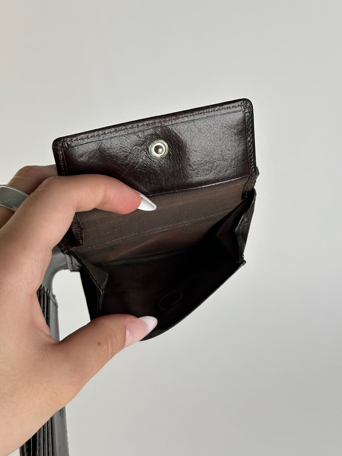 Vintage Vivienne Westwood orb leather wallet