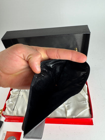 Vintage Balenciaga Leather Wallet Purse set black