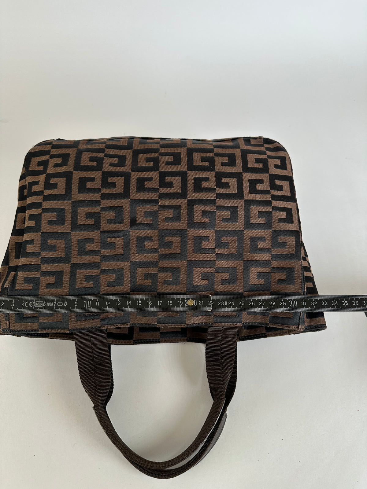 Vintage Givenchy 4G Canvas Tote Late 1990s Brown Black