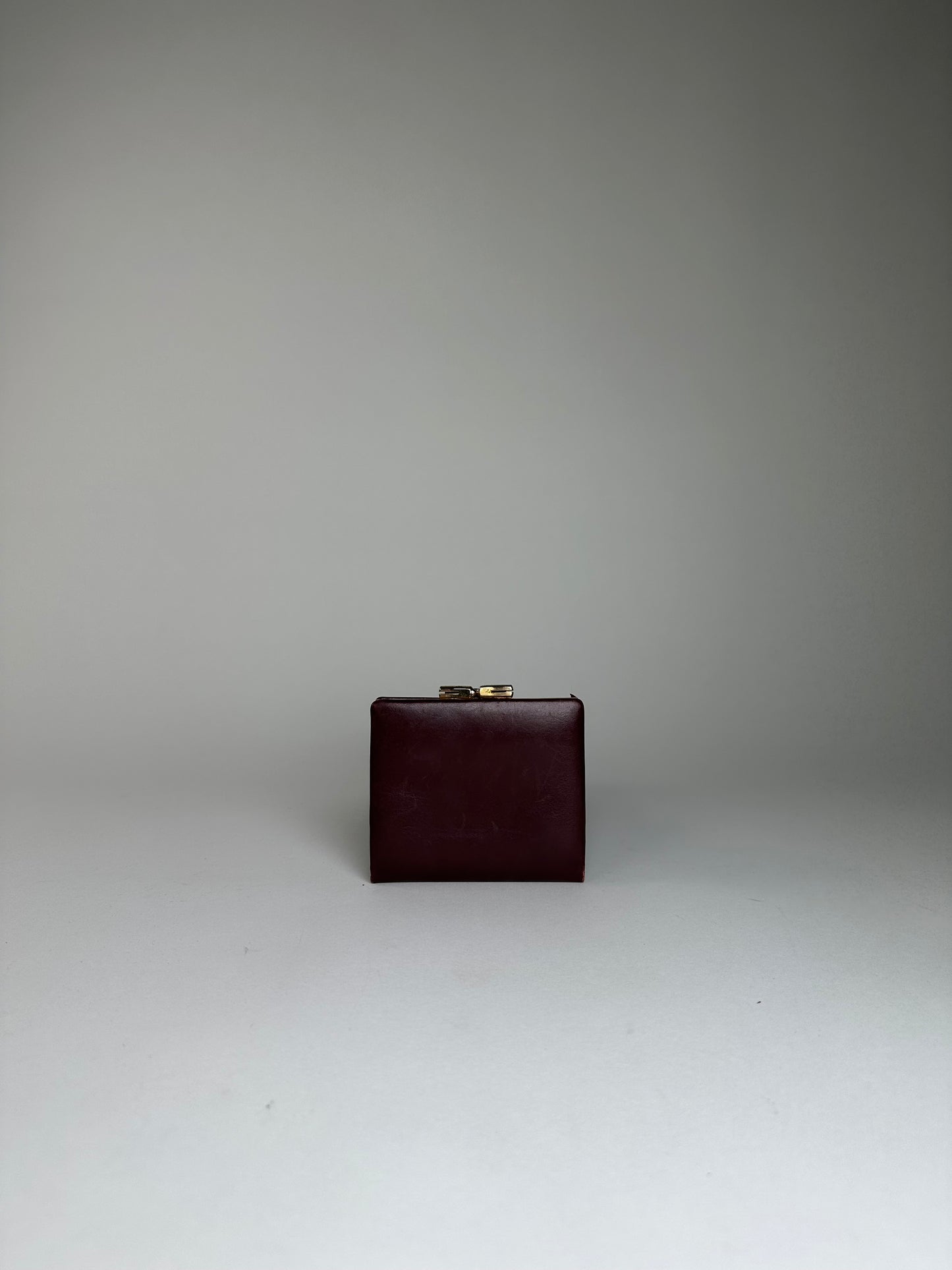 Vintage Givenchy Grained Wallet Burgundy