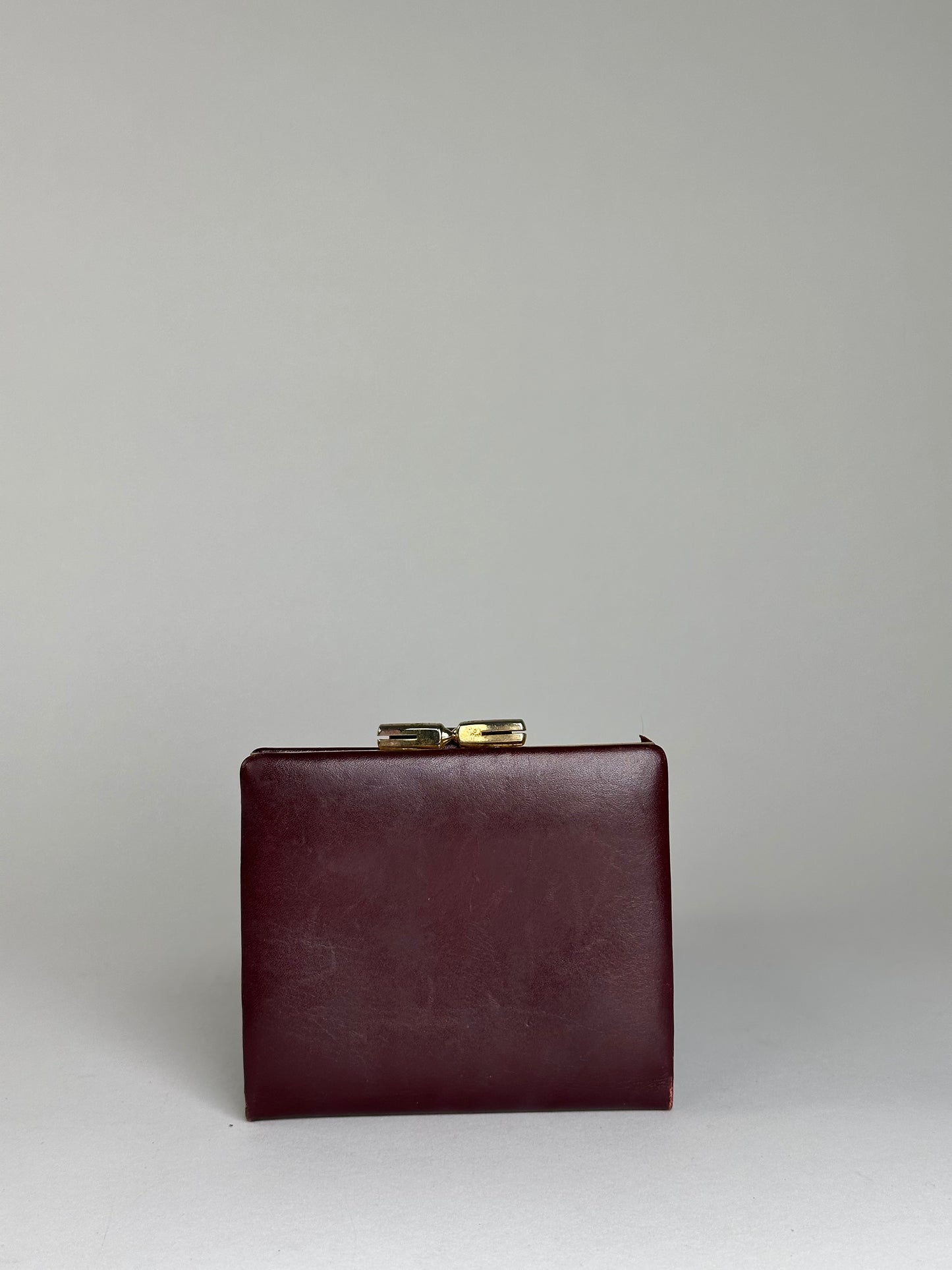 Vintage Givenchy Grained Wallet Burgundy