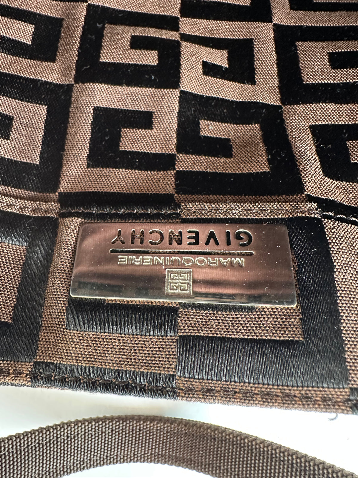 Vintage Givenchy 4G Canvas Tote Late 1990s Brown Black