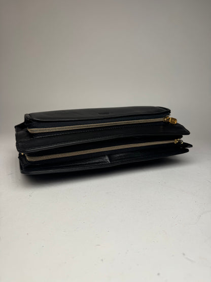 Vintage Balenciaga Leather Clutch Black