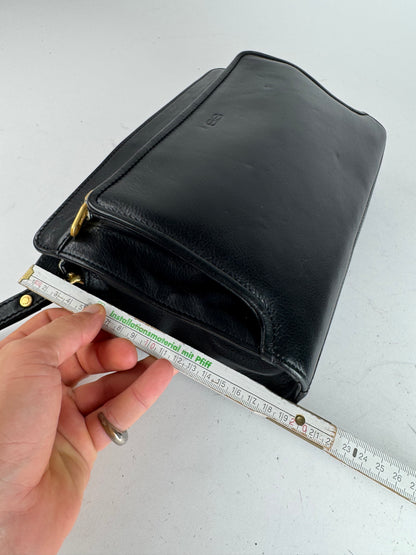 Vintage Balenciaga Leather Clutch Black
