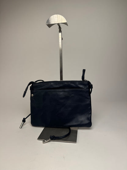 Vintage Yohji Yamamoto Leather Multiway Bag Navy