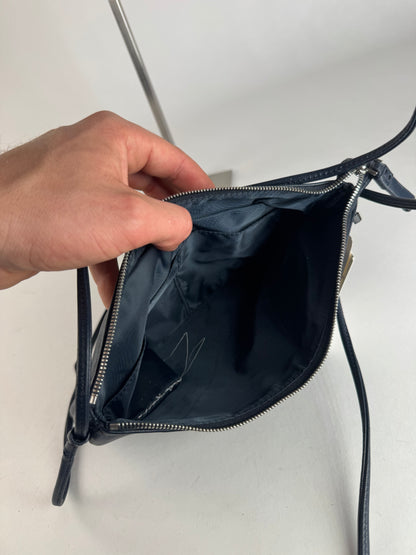 Vintage Yohji Yamamoto Leather Multiway Bag Navy