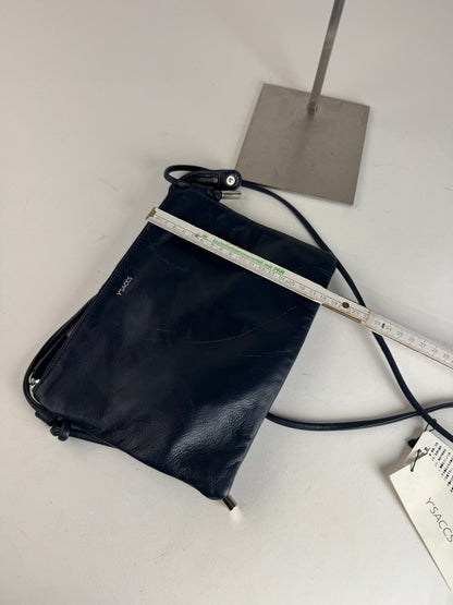 Vintage Yohji Yamamoto Leather Multiway Bag Navy