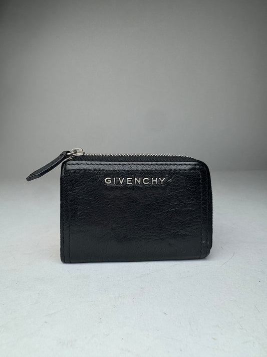 Vintage Givenchy Leather Card Holder Black