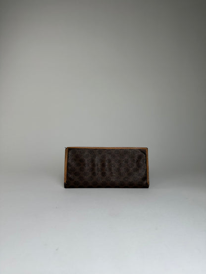 Vintage Celine Embossed Wallet Brown