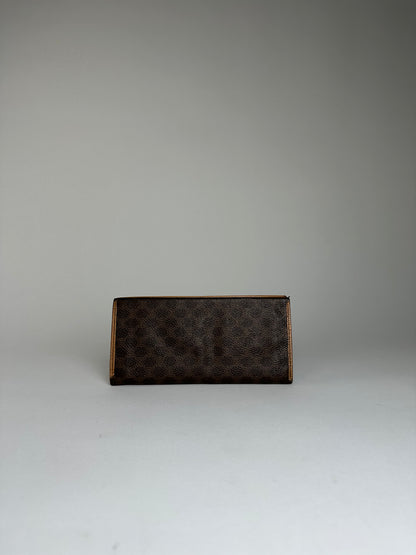 Vintage Celine Embossed Wallet Brown