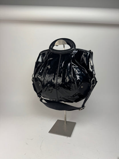 Vintage Marni 2Way Patent Leather Bag black