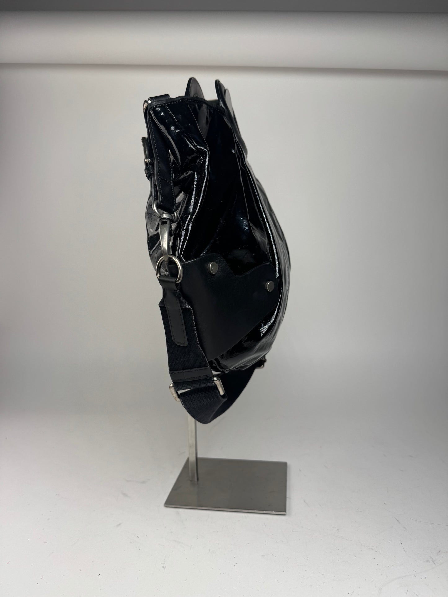 Vintage Marni 2Way Patent Leather Bag black