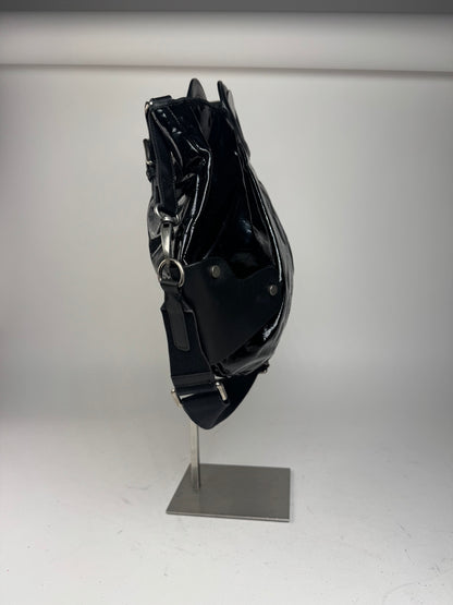 Vintage Marni 2Way Patent Leather Bag black