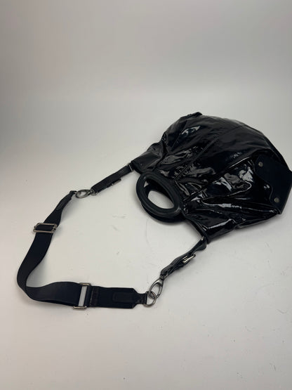 Vintage Marni 2Way Patent Leather Bag black
