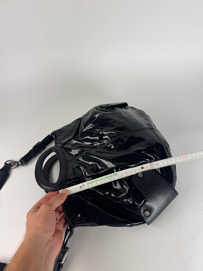 Vintage Marni 2Way Patent Leather Bag black