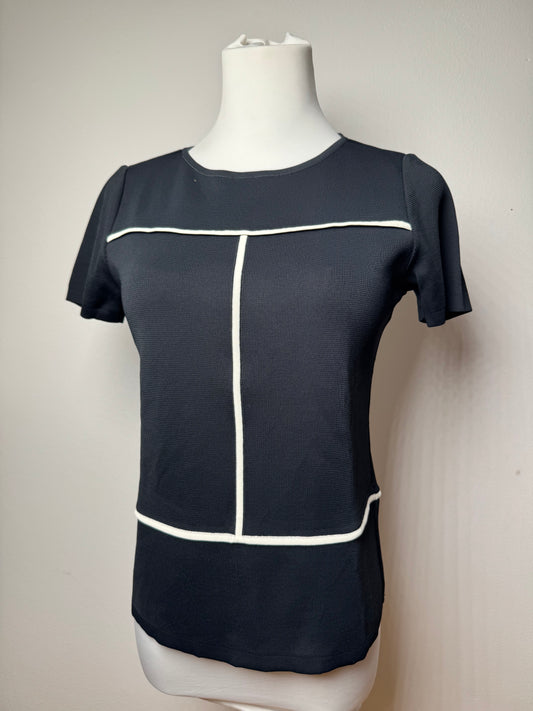 Vintage Balenciaga Shirt Black White M