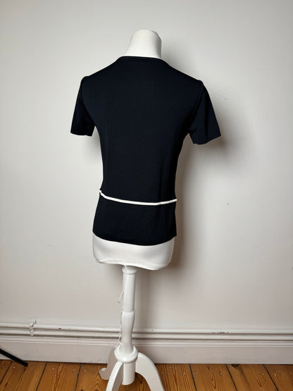 Vintage Balenciaga Shirt Black White M