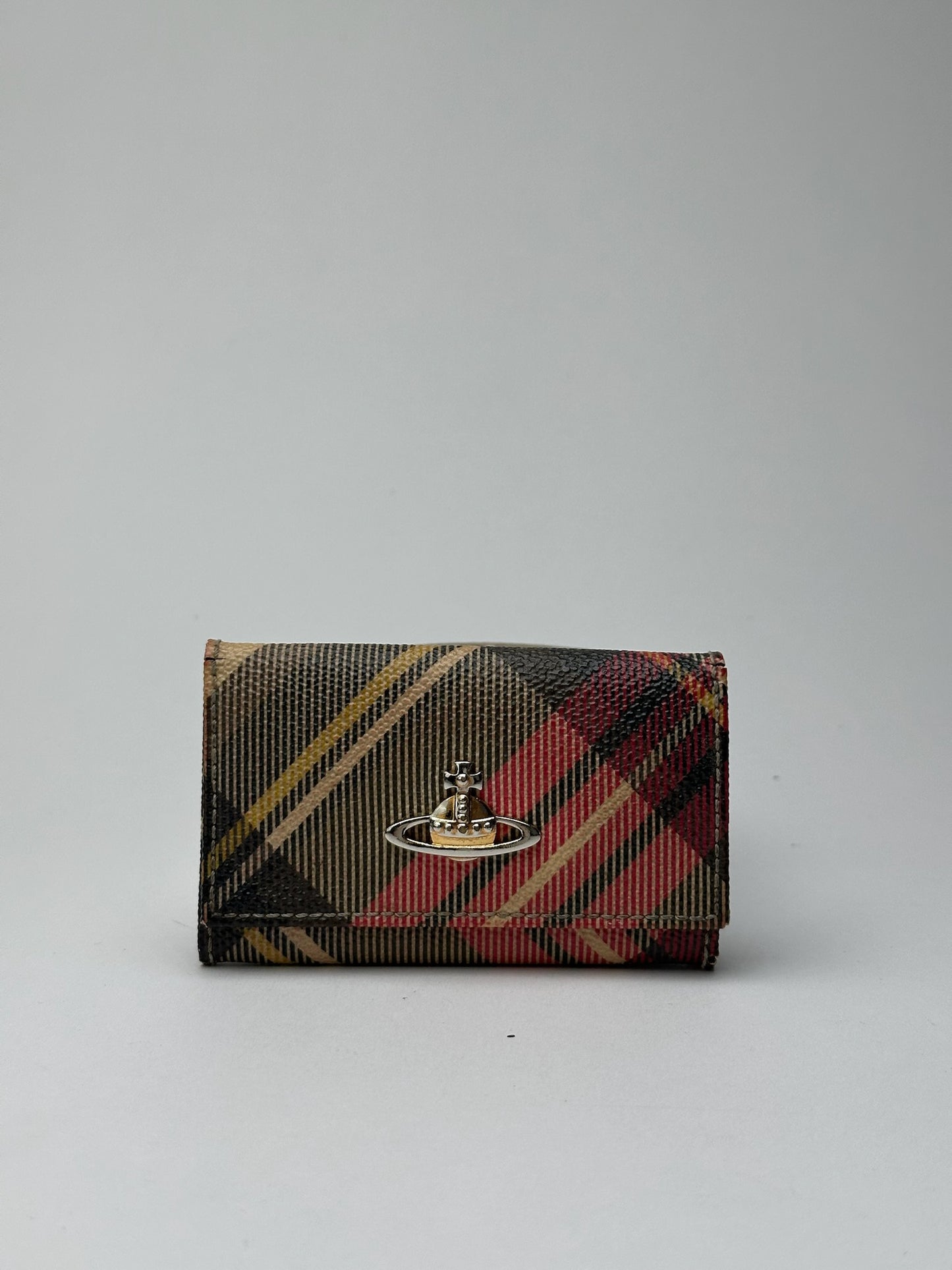 Vintage Vivienne Westwood Leather Key Holder checked