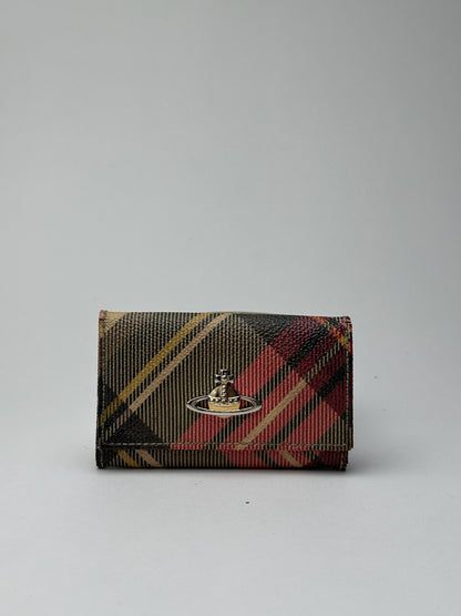 Vintage Vivienne Westwood Leather Key Holder checked