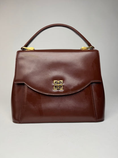 Vintage Givenchy Leather Handbag Brown