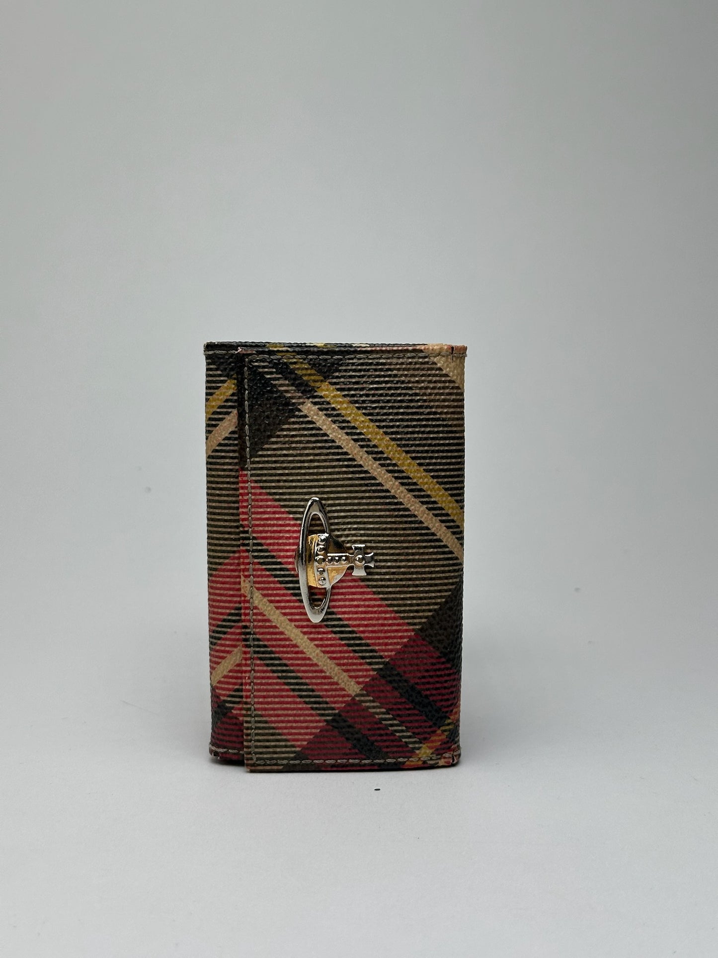 Vintage Vivienne Westwood Leather Key Holder checked