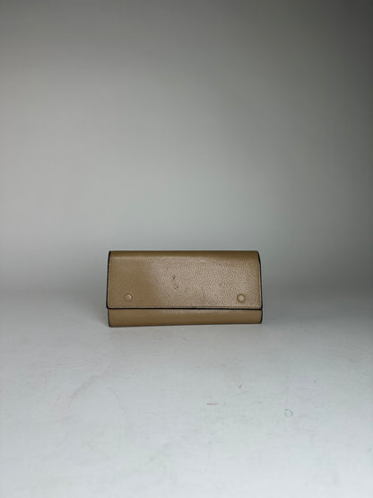 Vintage Celine Paris Leather Wallet Brown
