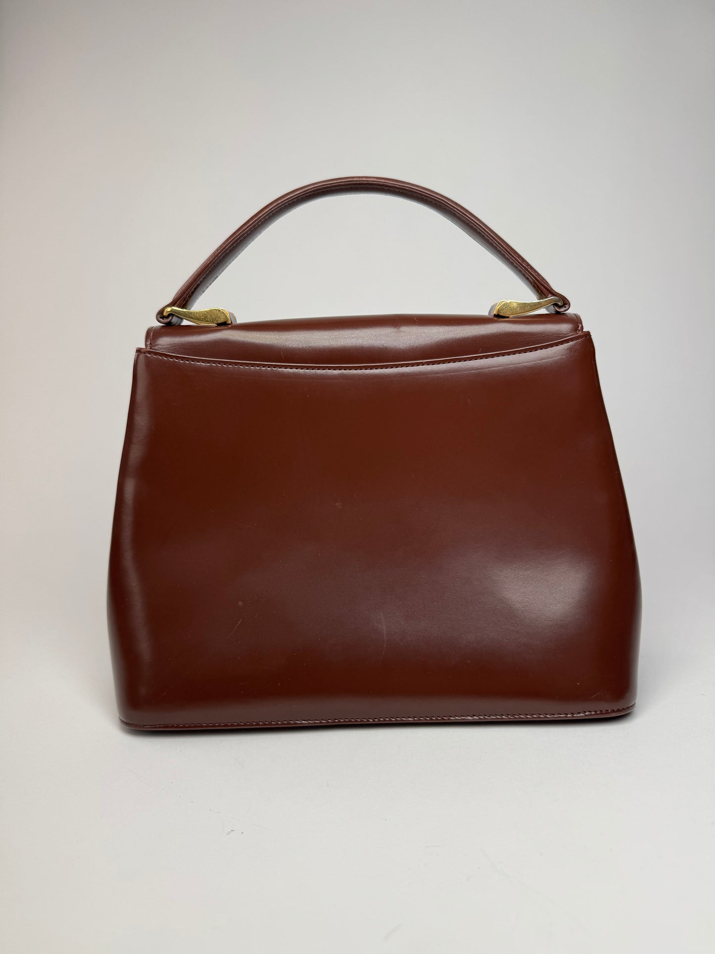 Vintage Givenchy Leather Handbag Brown